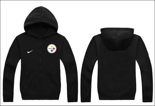  Pittsburgh Steelers Authentic Logo Hoodie Black