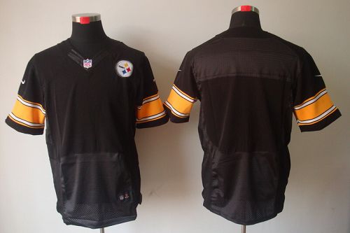  Steelers Blank Black Team Color Men's Stitched NFL Elite Jersey