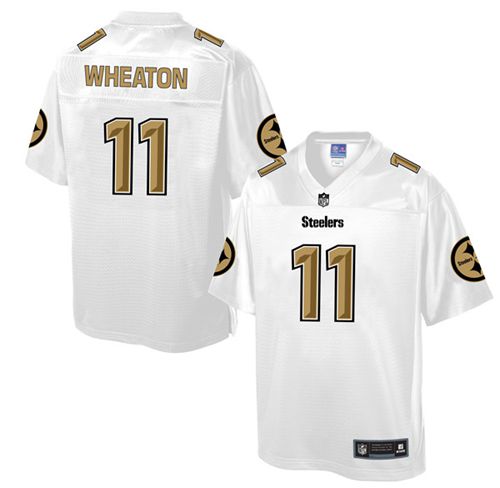  Steelers #11 Markus Wheaton White Men's NFL Pro Line Fashion Game Jersey