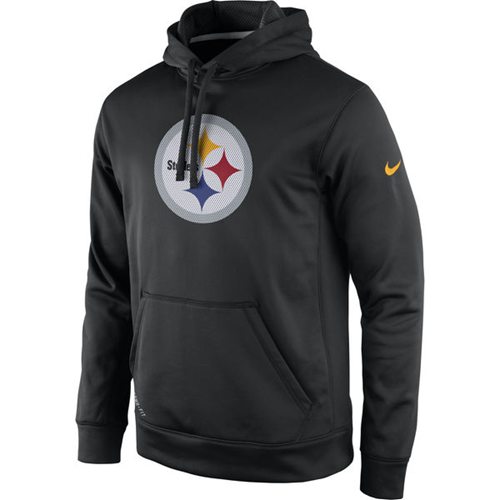 Pittsburgh Steelers  Practice Performance Pullover Hoodie Black