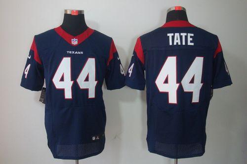  Texans #44 Ben Tate Navy Blue Team Color Men's Stitched NFL Elite Jersey