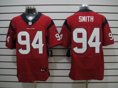  Texans #94 Antonio Smith Red Alternate Men's Stitched NFL Elite Jersey