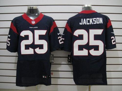  Texans #25 Kareem Jackson Navy Blue Team Color Men's Stitched NFL Elite Jersey