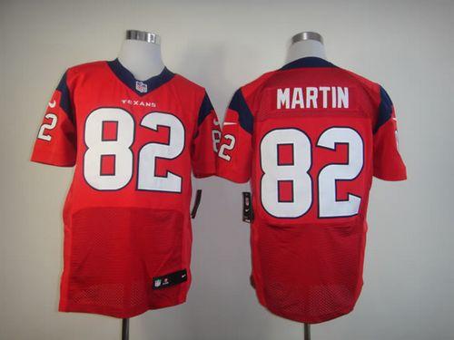  Texans #82 Keshawn Martin Red Alternate Men's Stitched NFL Elite Jersey