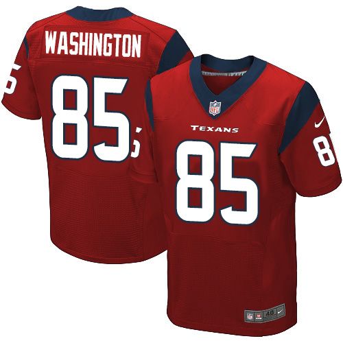  Texans #85 Nate Washington Red Alternate Men's Stitched NFL Elite Jersey