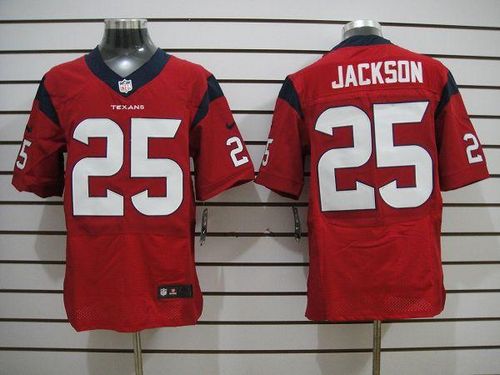  Texans #25 Kareem Jackson Red Alternate Men's Stitched NFL Elite Jersey