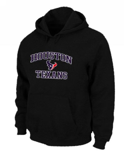 Houston Texans Heart & Soul Pullover Hoodie Black