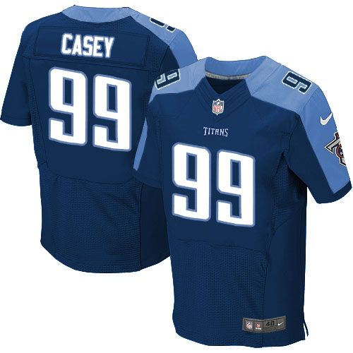  Titans #99 Jurrell Casey Navy Blue Alternate Men's Stitched NFL Elite Jersey