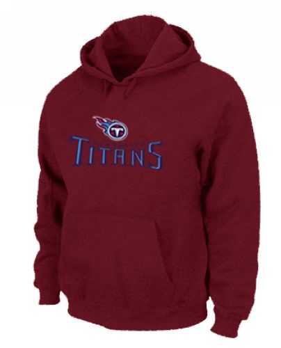 Tennessee Titans Authentic Logo Pullover Hoodie Red