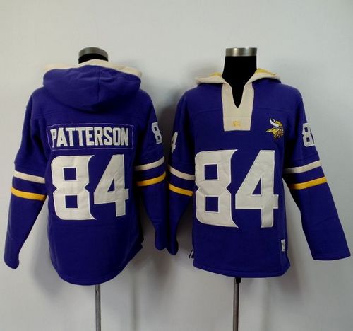 Minnesota Vikings #84 Cordarrelle Patterson Purple Player Winning Method Pullover NFL Hoodie
