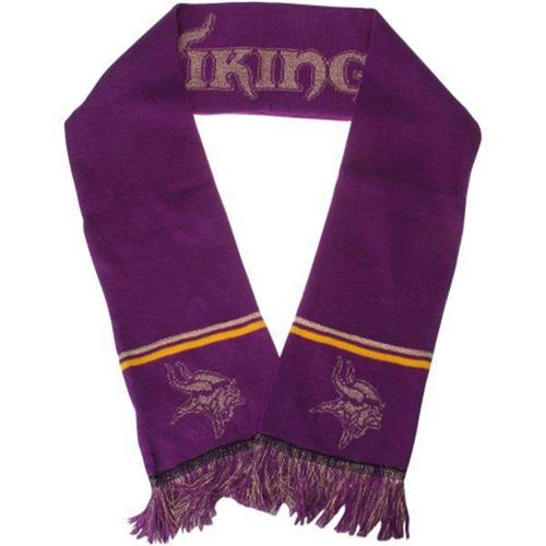 Minnesota Vikings Ladies Metallic Thread Scarf Purple