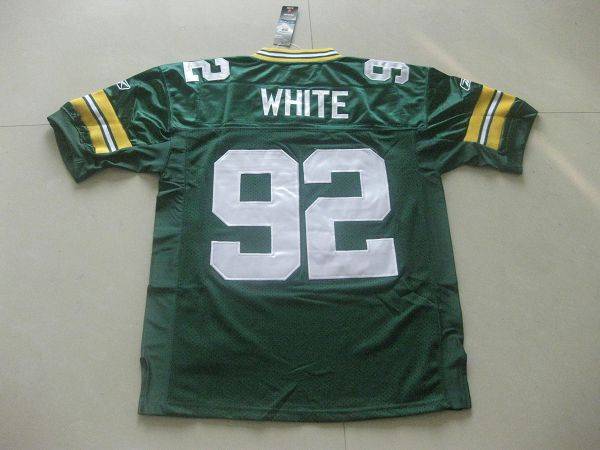 Packers #92 Reggie White Green Stitched NFL Jersey