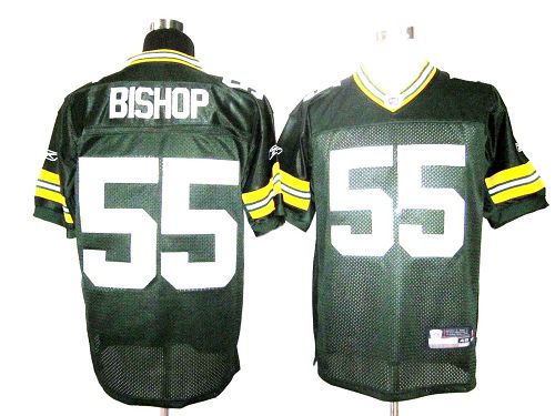 Packers #55 Desmond Bishop Green Stitched NFL Jersey