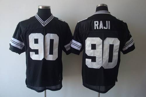 Packers #90 B.J. Raji Black Shadow Stitched NFL Jersey