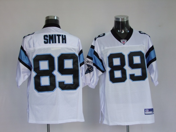 Panthers #89 Steve Smith White Stitched NFL Jersey