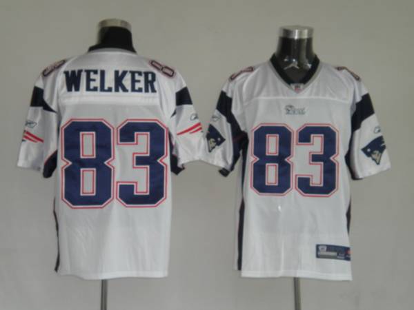 Patriots #83 Wes Welker White Stitched NFL Jersey