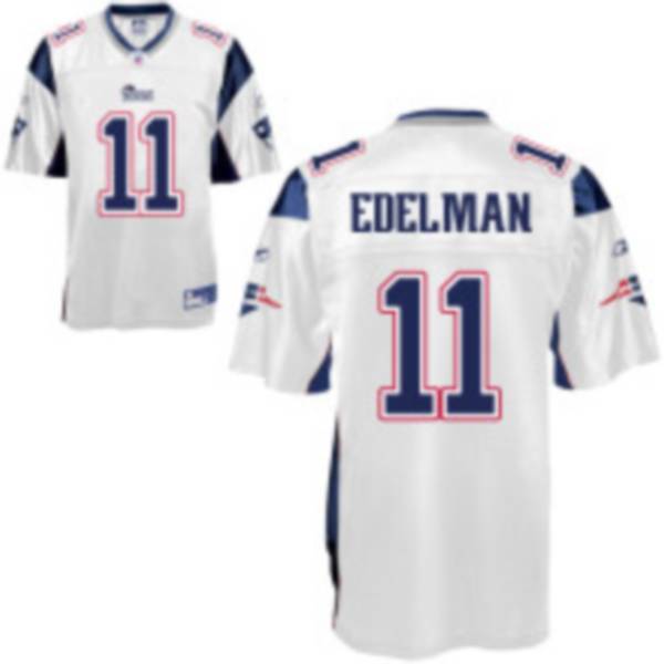 Patriots #11 Julian Edelman White Stitched NFL Jersey