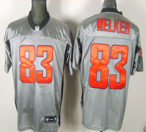 Patriots #83 Wes Welker Grey Shadow Stitched NFL Jersey