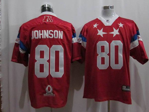 Texans #80 Andre Johnson 2011 Red Pro Bowl Stitched NFL Jersey