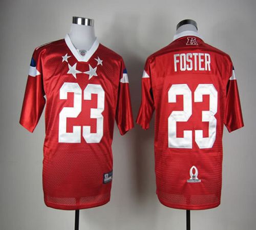 Texans #23 Arian Foster Red 2012 Pro Bowl Stitched NFL Jersey