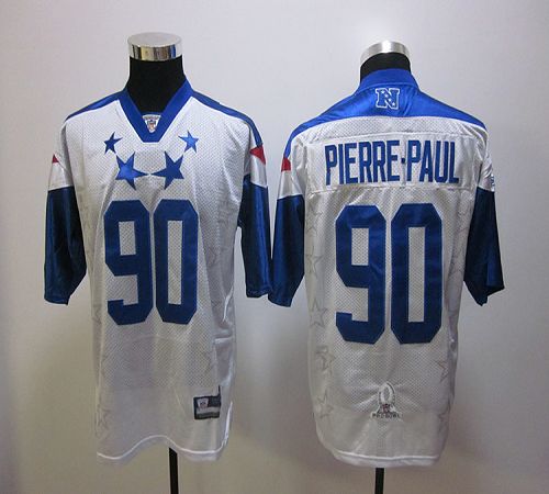 Giants #90 Jason Pierre Paul White 2012 Pro Bowl Stitched NFL Jersey