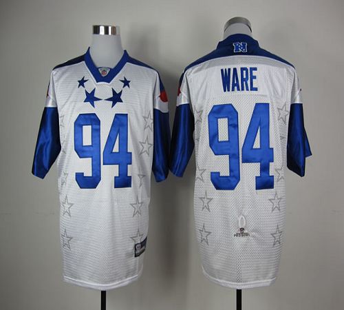Cowboys #94 DeMarcus Ware White 2012 Pro Bowl Stitched NFL Jersey