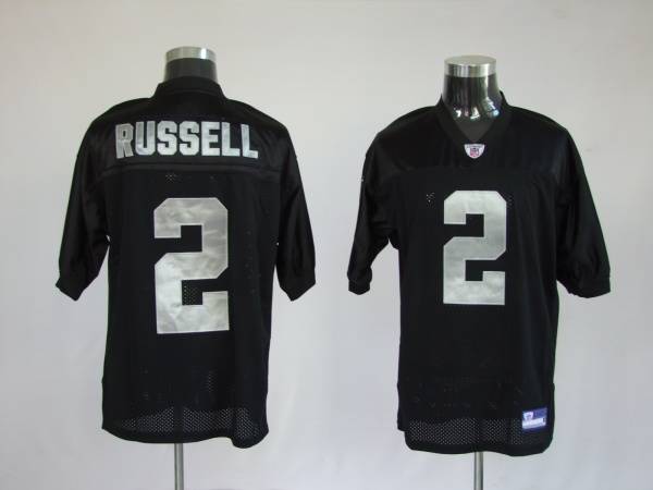 Raiders JaMarcus Russell #2 Stitched Black NFL Jersey