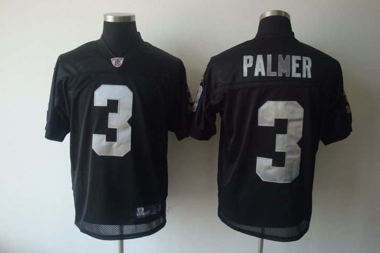 Raiders #3 Carson Palmer Black Stitched NFL Jersey
