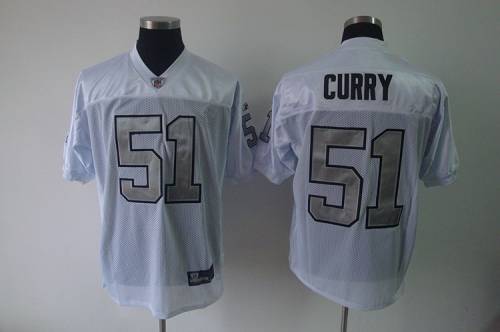 Raiders #51 Aaron Curry White Silver Grey No. Stitched NFL Jersey