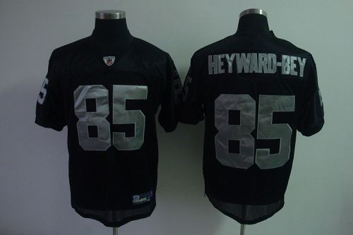Raiders #85 Darrius Heyward Bey Black Stitched NFL Jersey