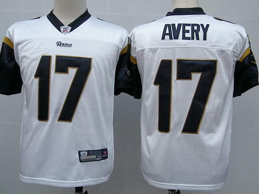 Rams #17 Donnie Avery Stitched White NFL Jersey