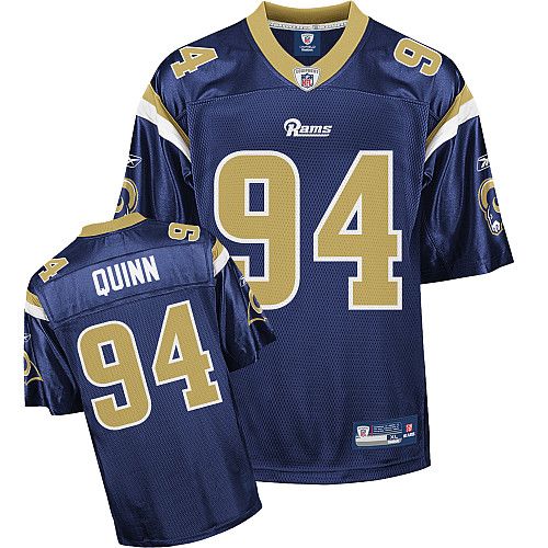 Rams #94 Robert Quinn Blue Stitched NFL Jersey