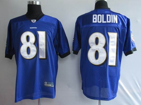 Ravens #81 Anquan Boldin Purple Stitched NFL Jersey