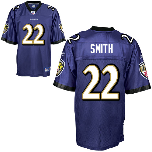 Ravens #22 Jimmy Smith Purple Stitched NFL Jersey