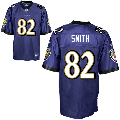 Ravens #82 Torrey Smith Purple Stitched NFL Jersey