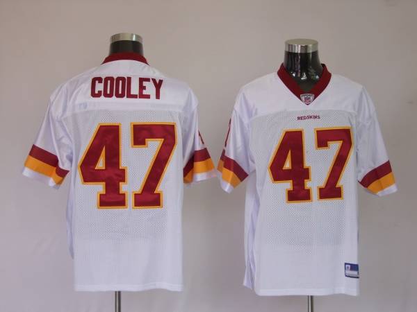 Redskins #47 Chris Cooley Stitched White NFL Jersey
