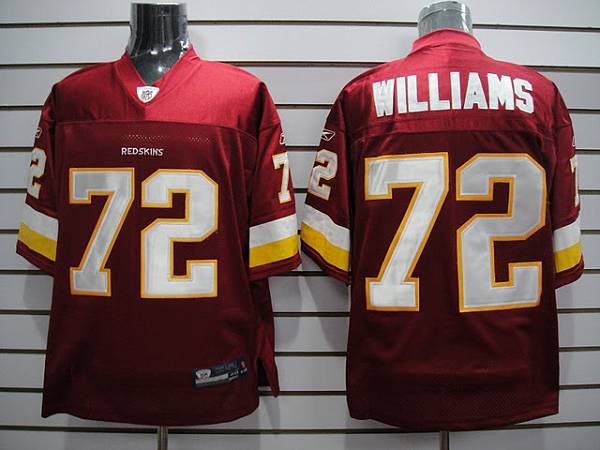 Redskins #72 Doug Williams Stitched Red NFL Jersey
