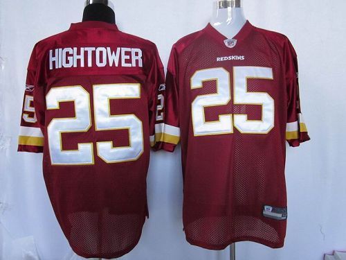 Redskins #25 Tim Hightower Red Stitched NFL Jersey