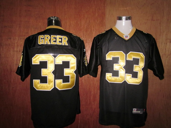 Saints #33 Jabari Greer Black Stitched Throwback NFL Jersey
