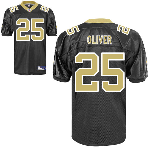 Saints #25 Paul Oliver White Stitched NFL Jersey