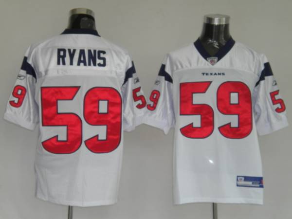 Texans DeMeco Ryans #59 White Stitched NFL Jersey