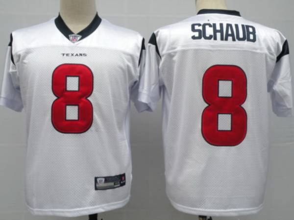 Texans #8 Matt Schaub White Stitched NFL Jersey