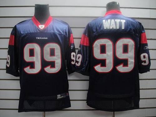 Texans #99 J.J.Watt Blue Stitched NFL Jersey