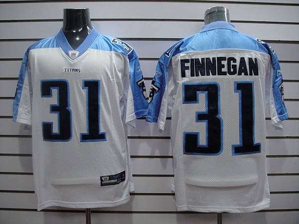 Titans #31 Cortland Finnegan Stitched White NFL Jersey