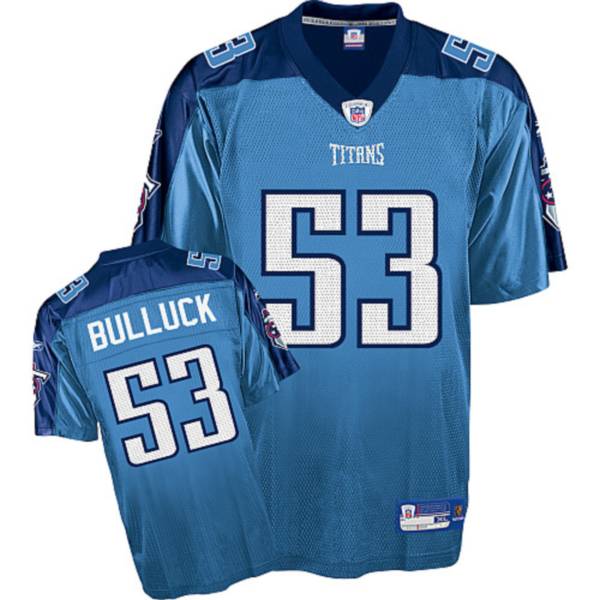 Titans #53 Keith Bulluck Stitched Baby Blue NFL Jersey