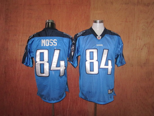 Titans #84 Randy Moss Stitched Baby Blue NFL Jersey