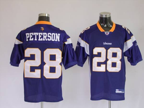 Vikings #28 Adrian Peterson Purple Stitched NFL Jersey