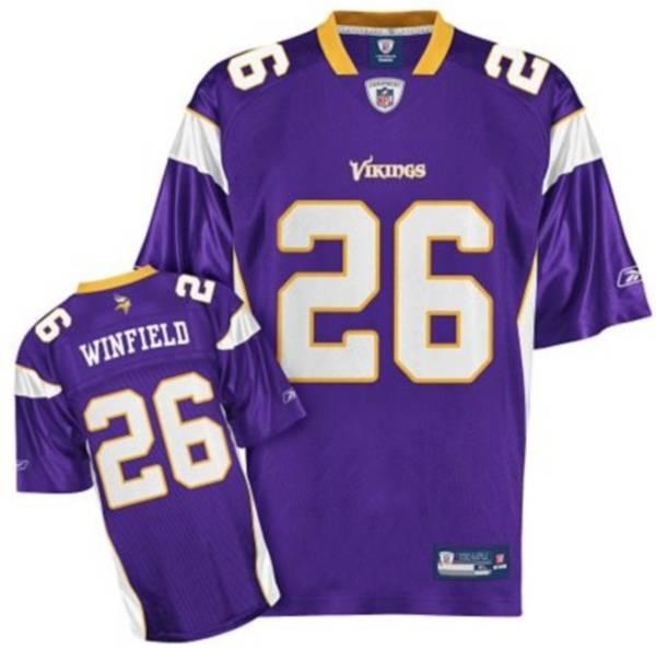 Vikings #26 Antoine Winfield Purple Stitched NFL Jersey
