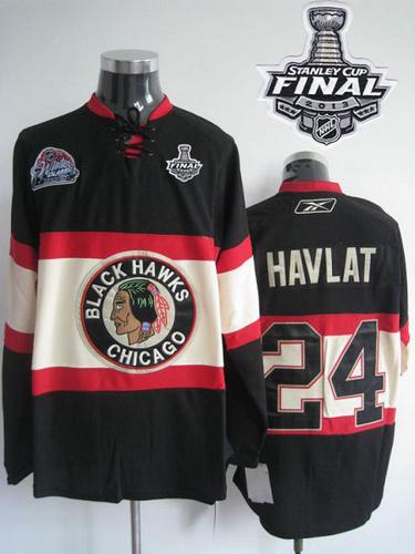 Blackhawks #24 Martin Havlat Winter Classic Stitched Black NHL Jersey