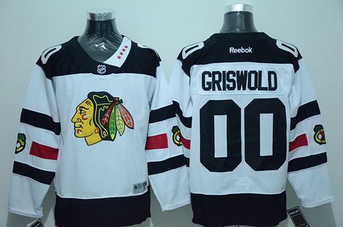 Blackhawks #00 Clark Griswold White 2016 Stadium Series Stitched NHL Jersey